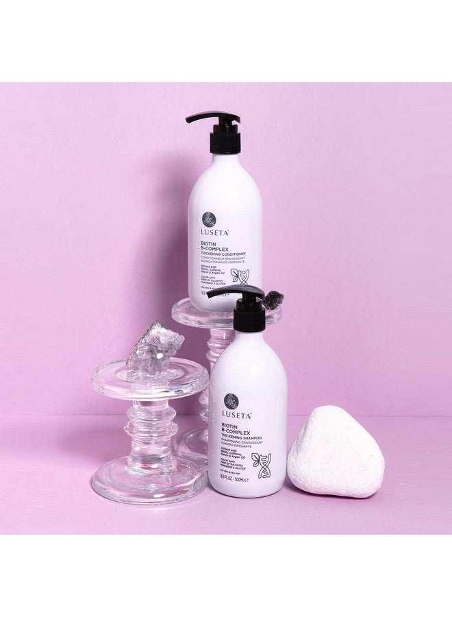 L LUSETA Luseta Biotin Bcomplex Thickening Shampoo For Hair Growth And Strengthener Hair Loss Treatment For Thinning Hair With Biotin Caffein And Argan Oil For Men & Women All Hair Types 16.9Oz - Image 5