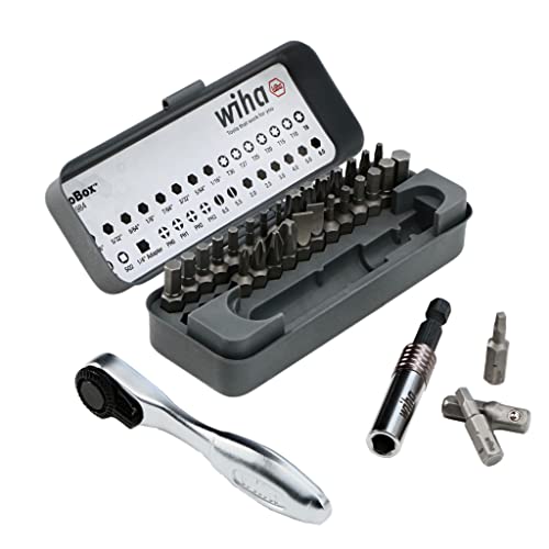 Wiha 74984 32 Piece GoBox Standard Bit Set with Mini Ratchet - Image 5