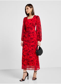 ELLA Floral Print Dress  - Image 4