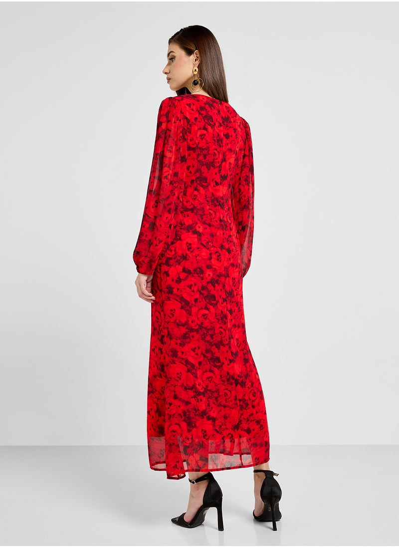 ELLA Floral Print Dress  - Image 2