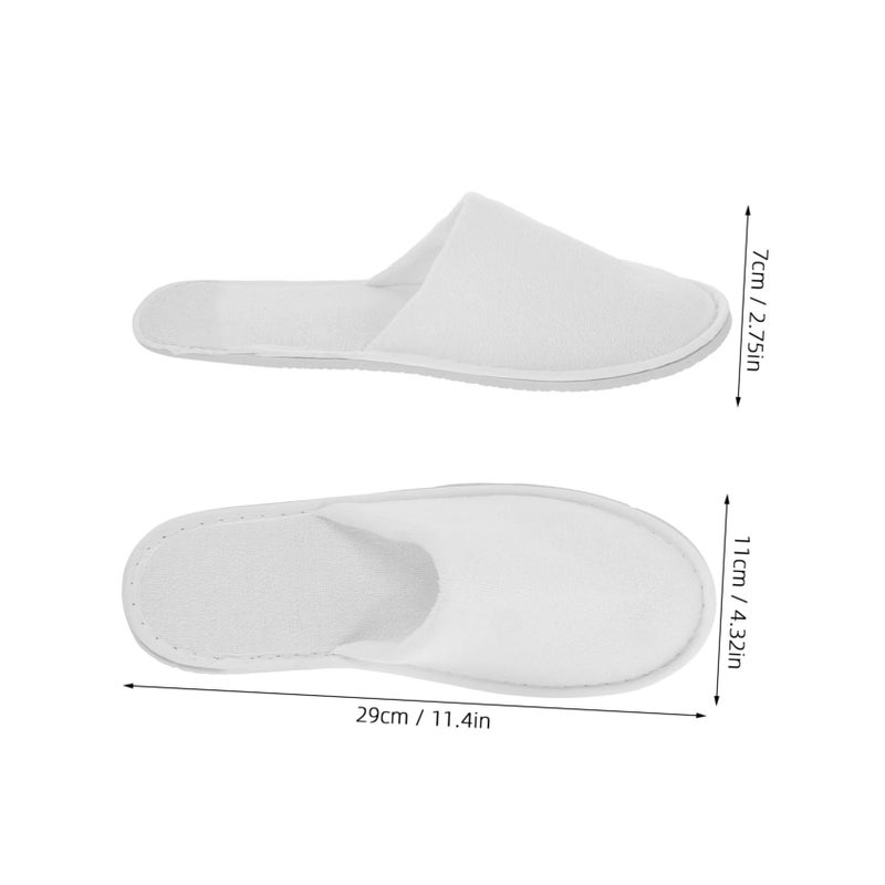 Disposable Spa Slippers 5 Pairs Unisex for Guests Hotel Home Travel Comfortable Non Slip - Image 3