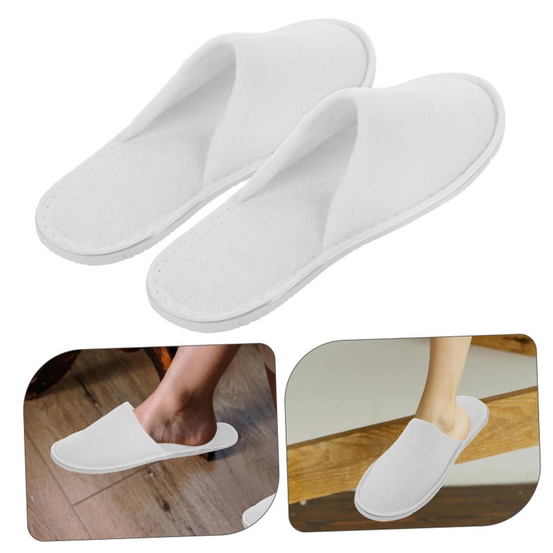 Disposable Spa Slippers 5 Pairs Unisex for Guests Hotel Home Travel Comfortable Non Slip - Image 5