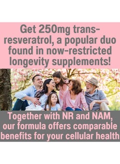 SHIZAM Nr Nam Nad+ Resveratrol Gummies  Nad Plus + Booster W Nicotinamide Riboside Niacinamide Trans Resveratrol Piperine  Mitochondrial Mitochondria Sirtuin Autophagy Supplements  Capsules Pills Alt  - Image 4