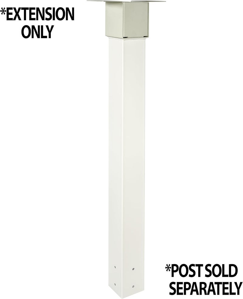 Mail Boss Post Height Extension, 6 Inches, Cream White - Image 1