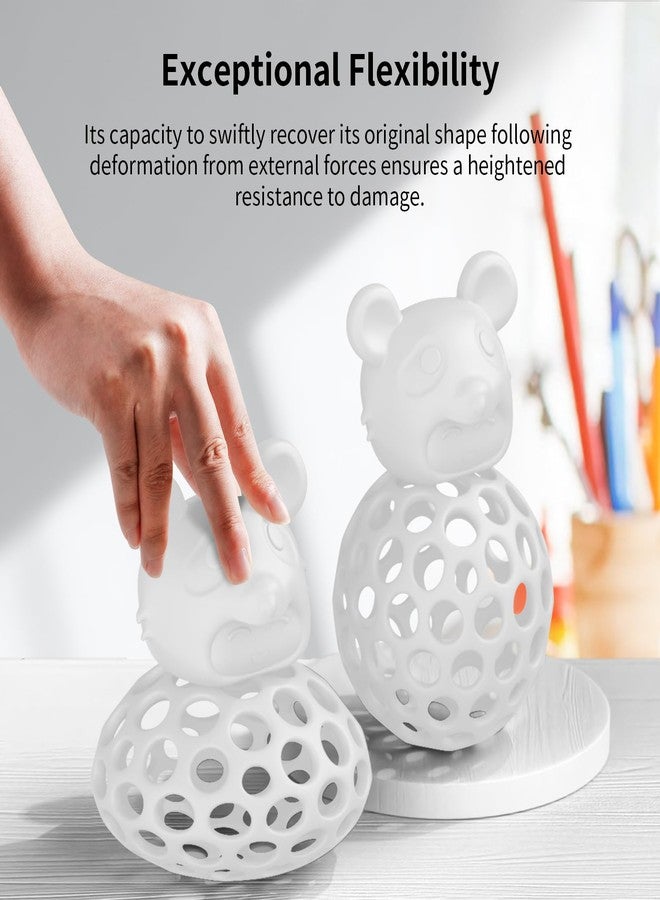 ANYCUBIC Ultra Tough Resin, 3D Printer Resin with Strong Impact Resistance and High Flexibility, Suitable for Direct Use or as an Additive, Wide Compatible for LCD Resin 3D Printers (White, 1kg) - Image 3