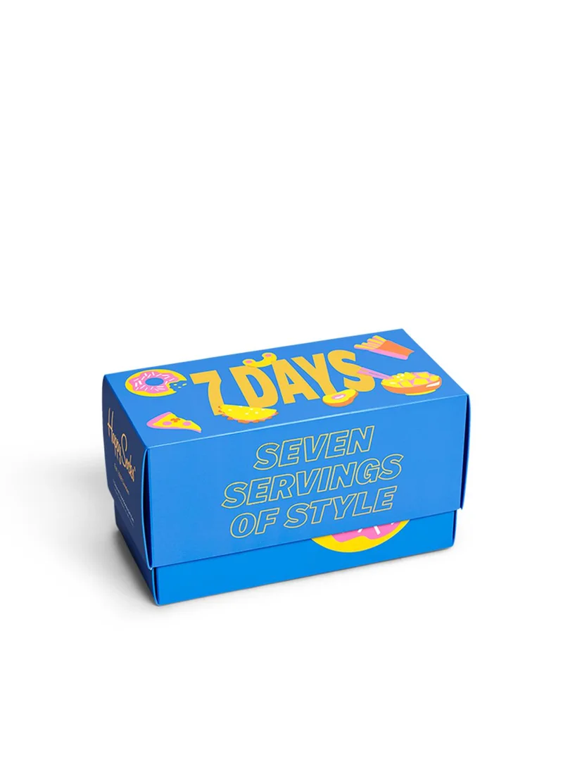هابي سوكس 7-PACK 7 DAYS OF FOOD SOCKS GIFT SET