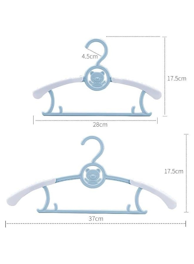 TRASSLE Baby Clothes Hangers for Closet, 20 Pack Adjustable Toddler Kids Hangers,Children Nursery Hangers,Non-Slip and Extendable Laundry Infant Hangers  - Image 4