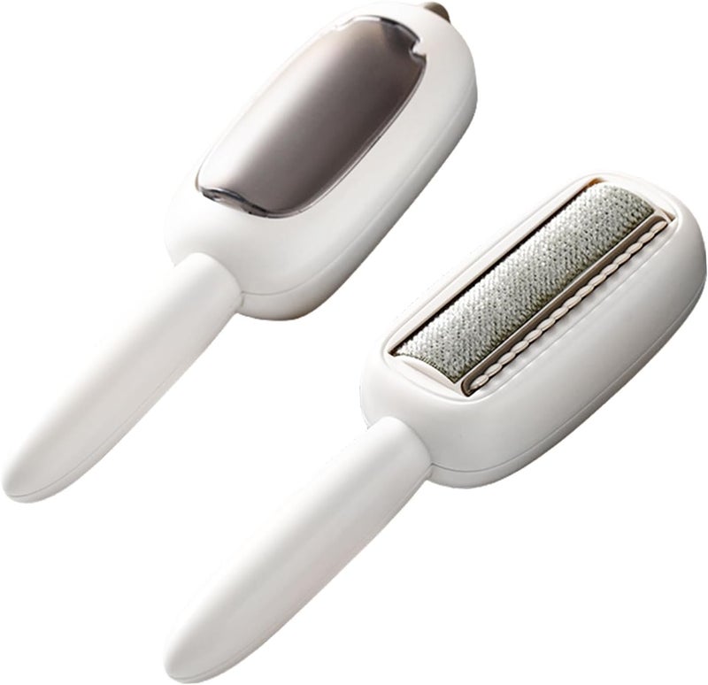 KASTWAVE Reusable Lint Roller and Washable Pet Hair Remover Brush for Clothes, Furniture, Couch – Eco-Friendly, Durable Lint and Fur Cleaner for Pets, Washable Sticky Lint Remover (White) - Image 1