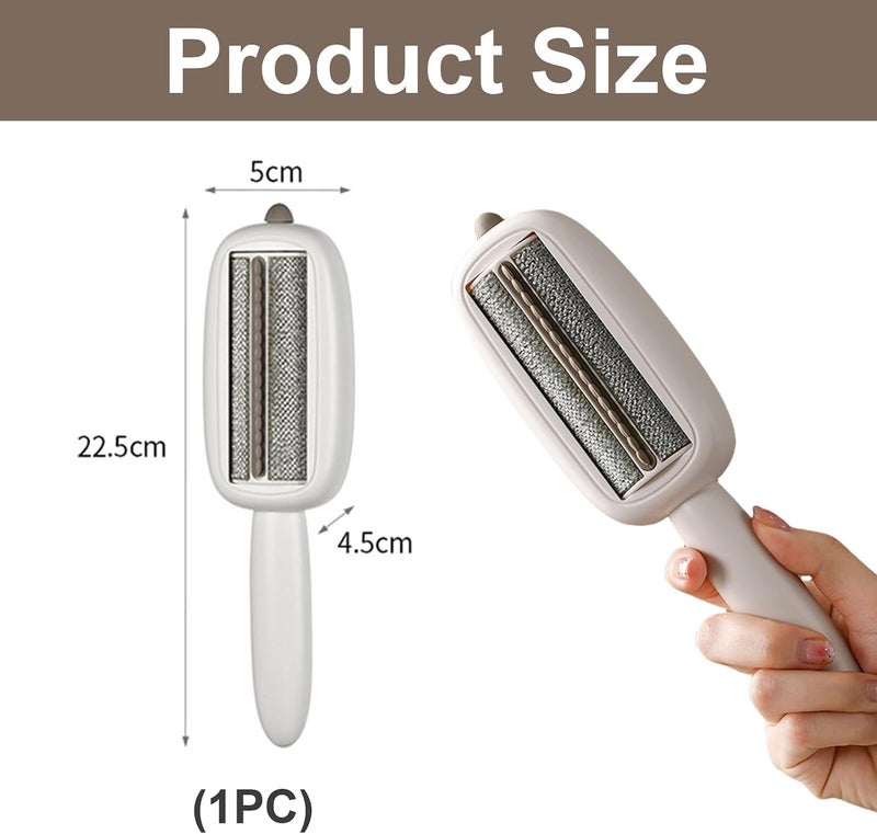KASTWAVE Reusable Lint Roller and Washable Pet Hair Remover Brush for Clothes, Furniture, Couch – Eco-Friendly, Durable Lint and Fur Cleaner for Pets, Washable Sticky Lint Remover (White) - Image 4