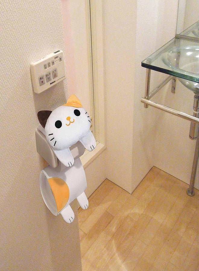 Meiho Cute Animal Toilet Paper Holder Cat Mike ME341 - Image 3