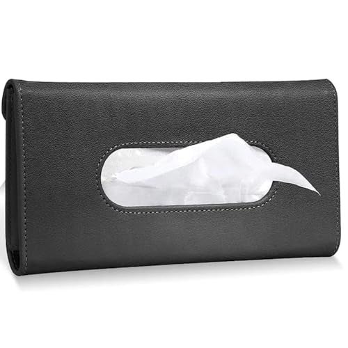 Maharsh Auto Accessories Car Sun Visor Tissue Box Car Back Seat Headrest Hanging Multi-use Tissue Box Durable Premium Elegant Design Paper Napkin Holder Tissue Holder-1pcs - Image 1