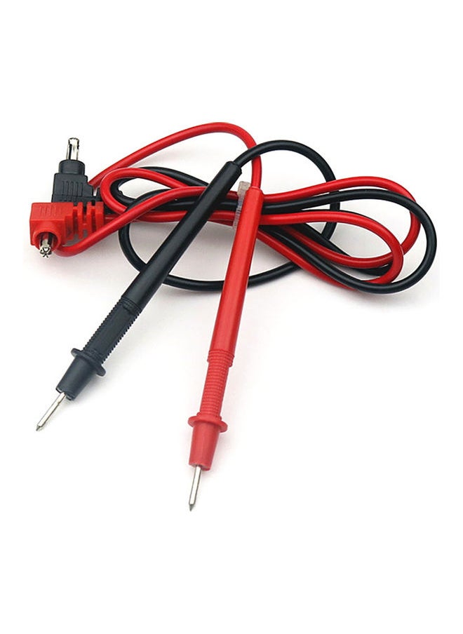 NIBEMINENT 1 Pair Universal Digital 1000V 10A Needle Tip Multimeter Probe Test Pen Lead Red + Black 20*10*20cm  - Image 2