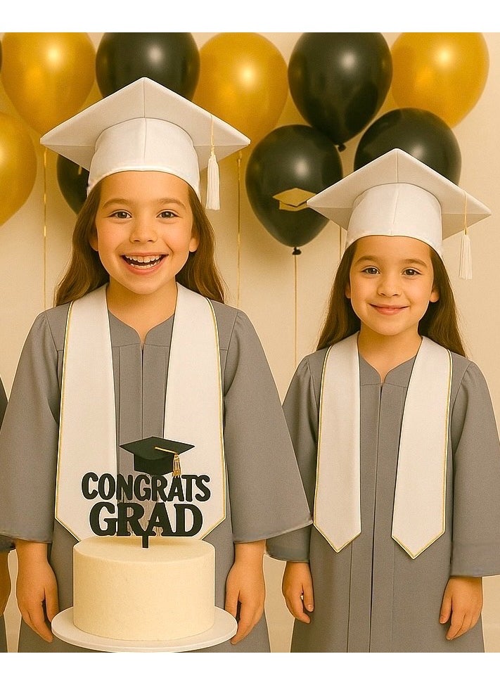 BHNS Graduation Abaya, Graduation Robe, Graduation Outfit, Graduation Party Wear, Graduation Gifts, Graduation Uniform, Graduation Present, Graduation Supplies, Graduation Decorations, Complete Graduation Set, Graduation Cap with Stole, Graduation Gown, Graduation Box  - Image 1