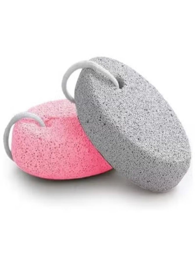 Natural pumice stone for feet - Pedicure tools for removing hard skin from feet and hands - Natural foot exfoliation for removing dead skin from heels, elbows, and hands - Image 1
