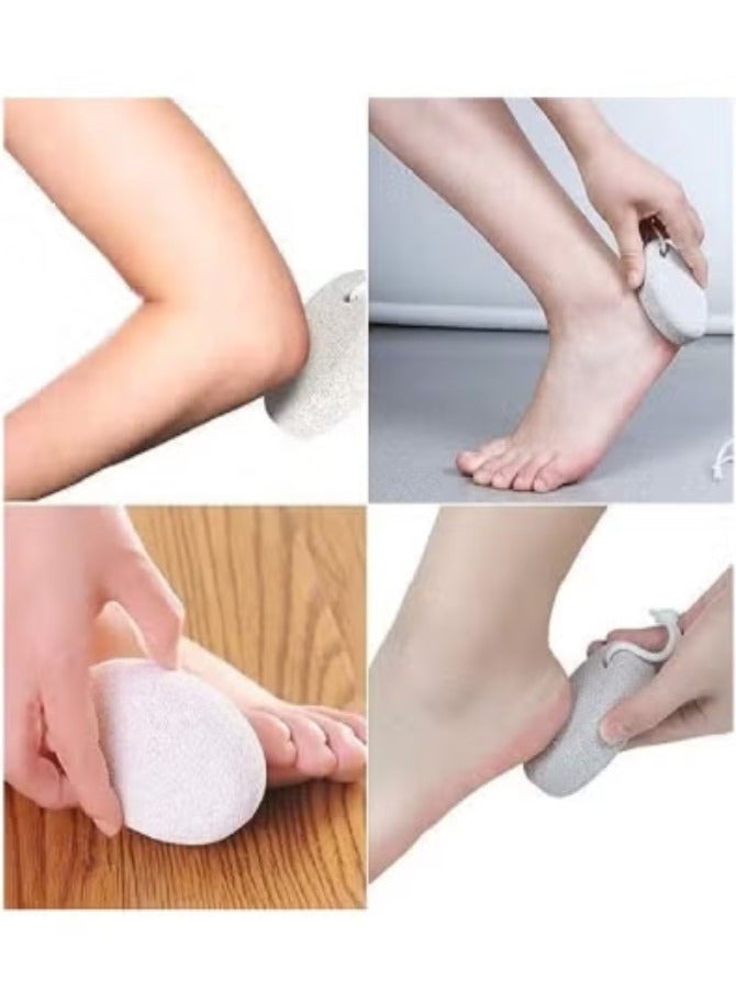 Natural pumice stone for feet - Pedicure tools for removing hard skin from feet and hands - Natural foot exfoliation for removing dead skin from heels, elbows, and hands - Image 3