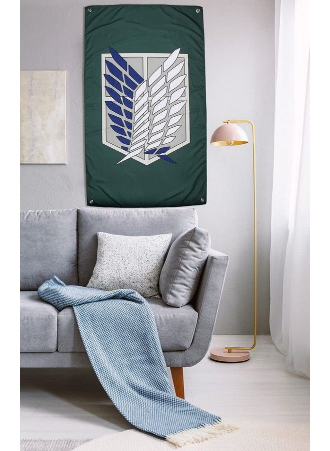 JUST FUNKY فن الحائط لشعار كتيبة الاستطلاع من هجوم العمالقة 30" × 50" - Image 3