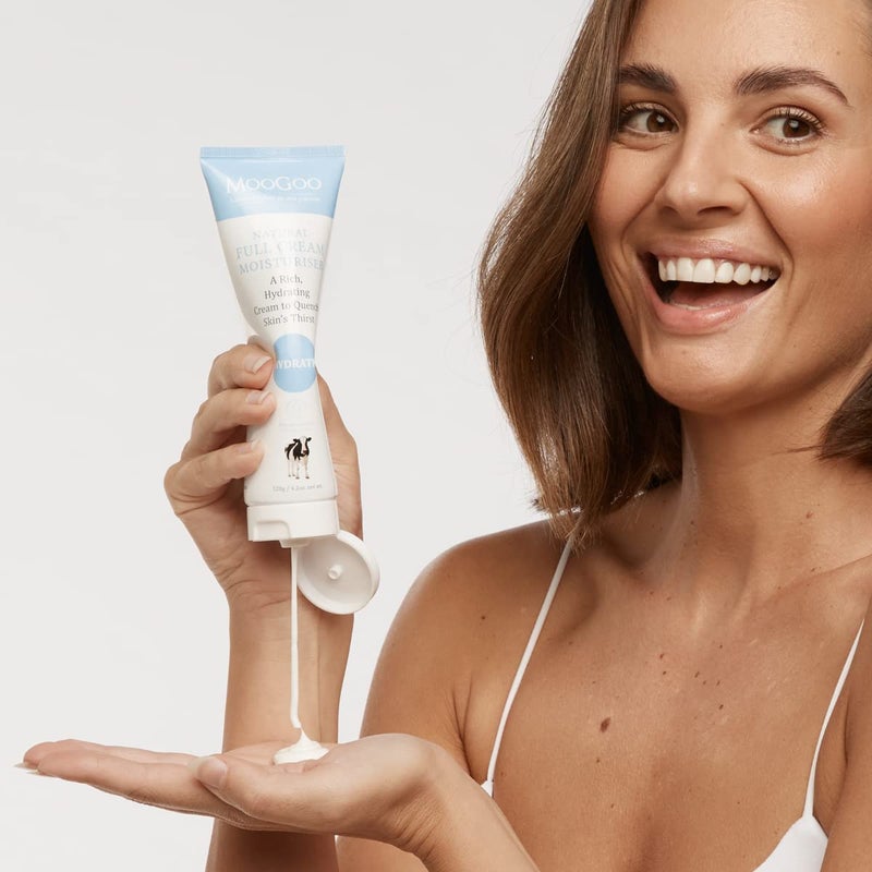 MooGoo Natural Full Cream Moisturizer - Ultra-Hydrating Repair for Dry, Itchy, Sensitive Skin - Suitable for Face, Body & All Ages, 200g/7oz. - Image 2