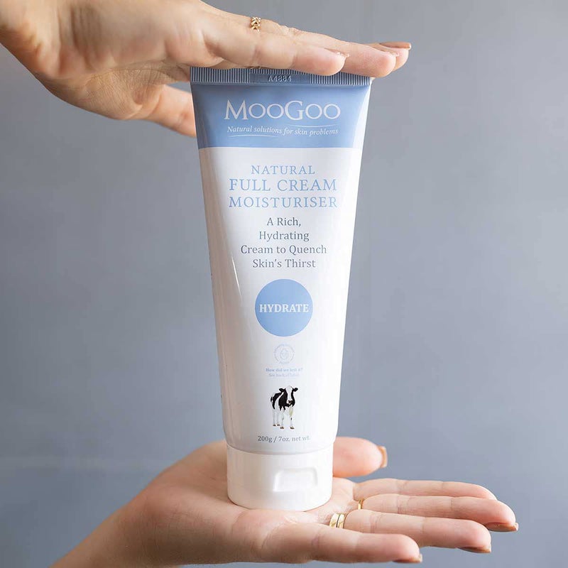 MooGoo Natural Full Cream Moisturizer - Ultra-Hydrating Repair for Dry, Itchy, Sensitive Skin - Suitable for Face, Body & All Ages, 200g/7oz. - Image 3
