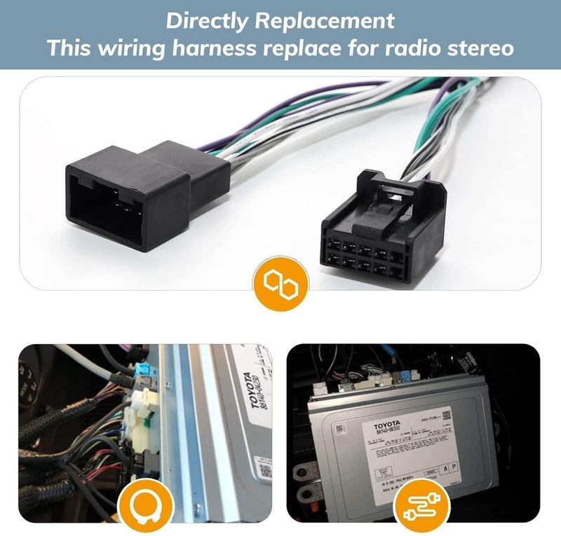 NuIth Amplifier Subwoofer Adapter Interface for Toyota Tacoma, Corolla, Tundra (2019-2021) with Remote Turn On Wire - Image 5