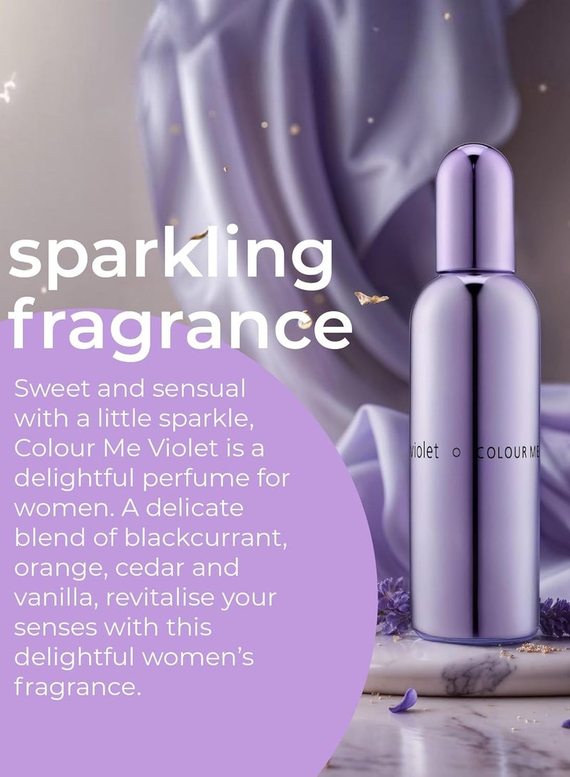 Colour Me violet - fragrance for women - 100ml eau de parfum, by milton-lloyd - Image 3