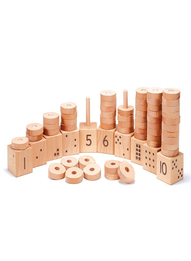 Yellow Door 1-10 Number Stacker - Count and Learn Through Fun and Play - Image 1