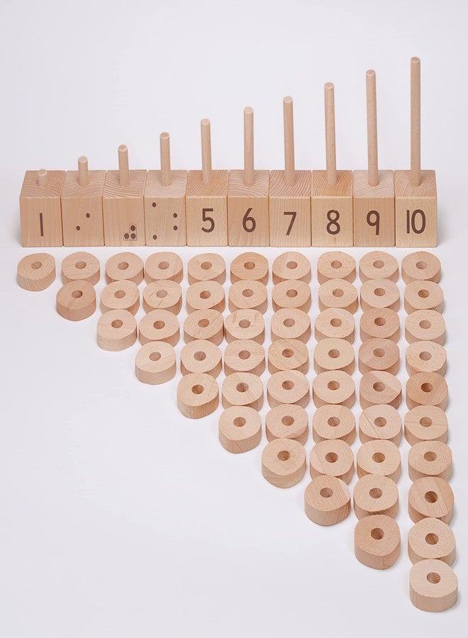 Yellow Door 1-10 Number Stacker - Count and Learn Through Fun and Play - Image 2