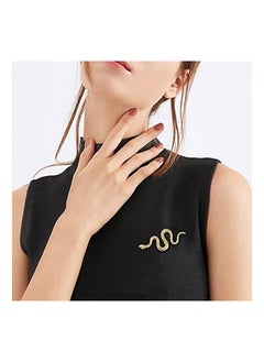 Generic for Men, Fashion Vintage Snake with Brooch, Wil  - Image 3