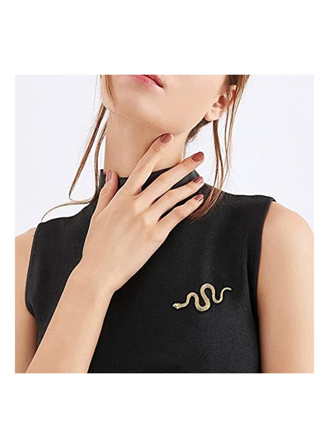 for Men, Fashion Vintage Snake with Brooch, Wil - Image 3