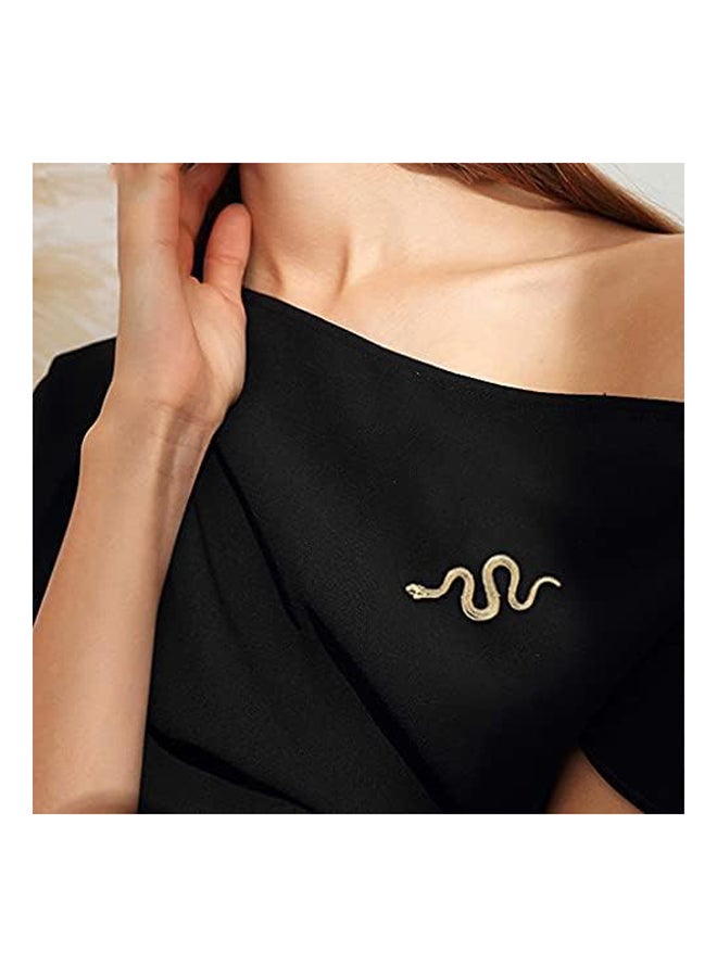 for Men, Fashion Vintage Snake with Brooch, Wil - Image 4