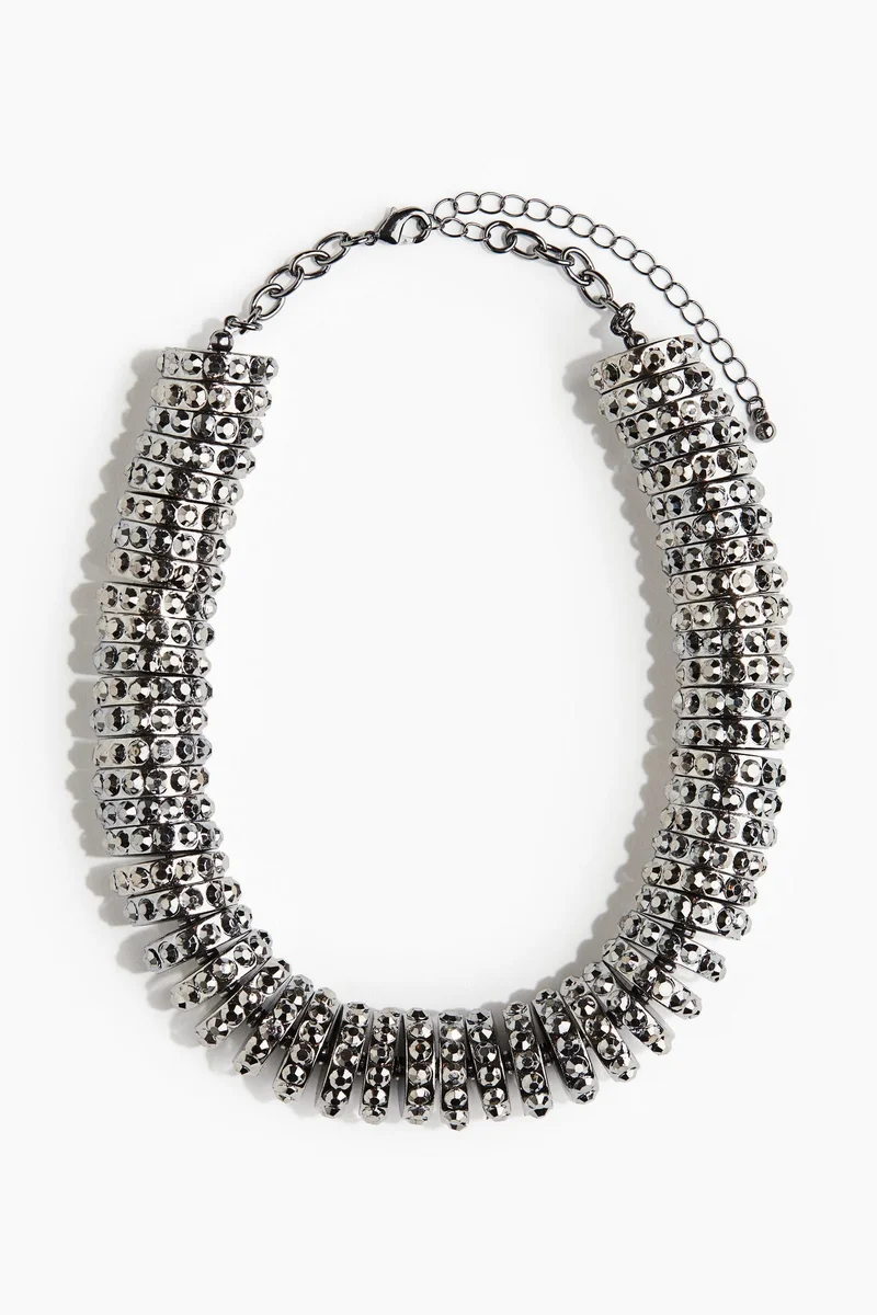 H&M Chunky Rhinestone Necklace
