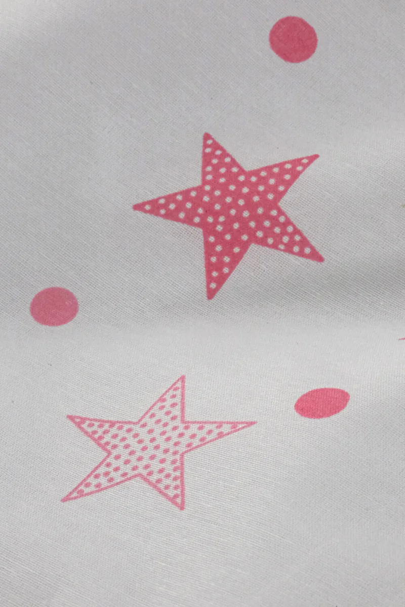 Favora Gold Single Duvet Cover Set - Ecru - Pink