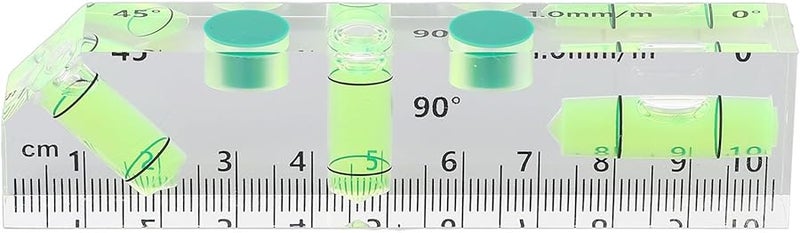 ميزان فقاعي أكريليك شفاف بمغناطيس 45 90 180 درجة أداة مقاومة للتسرب 102x25x15mm - Image 3