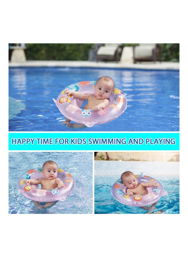 Y&D Baby Swimming Float Ring, with Safe Bottom Support, Inflatable Floats Pool Toys Accessories Large, for Toddler Age of 6-24 Months (Pink)  - Image 5