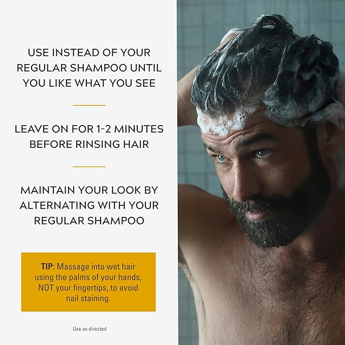 Just For Men Control GX 2in1 Shampoo Conditioner Gradually Permanently Reduces Grey Hair With Each Wash All Shades 118 ml - Image 4