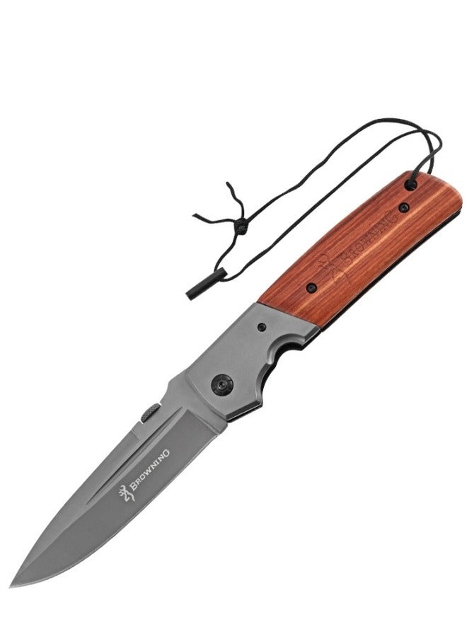 Browning Outdoor D52 Tactical Knife Camping High Hardness Survival Portable Sharp Handmade Multifunctional Folding Knife - Image 2