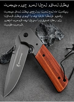 Browning Outdoor D52 Tactical Knife Camping High Hardness Survival Portable Sharp Handmade Multifunctional Folding Knife  - Image 3