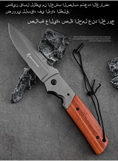 Browning Outdoor D52 Tactical Knife Camping High Hardness Survival Portable Sharp Handmade Multifunctional Folding Knife  - Image 4