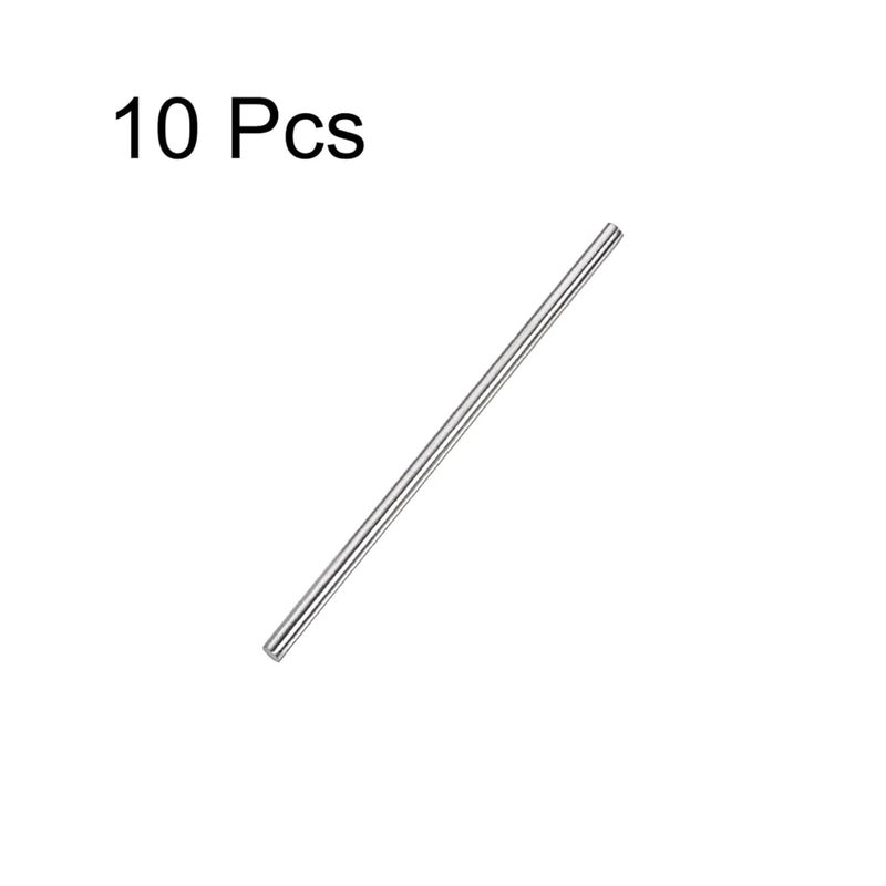 304 Stainless Steel Round Rod Bar Stock 3mm x 150mm 10 Pcs Solid Shaft for DIY - Image 4