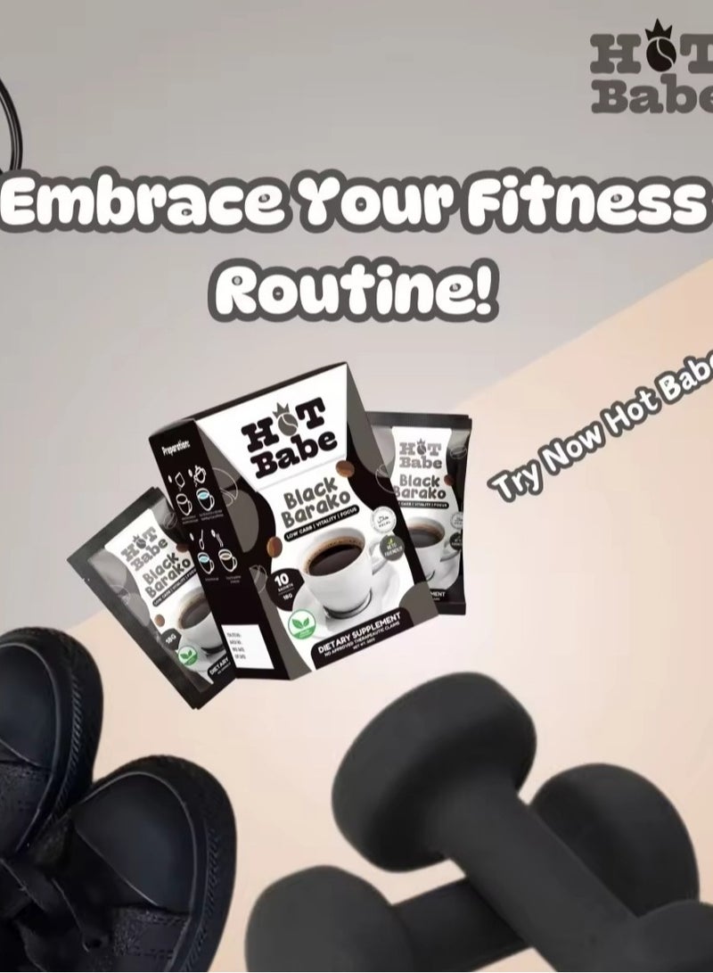 HOT BABE BLACK BARAKO LOW CARB  VITALITY FOCUS - Image 3