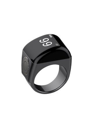 Cross Border Equantu Style Smart Ring Counter Time Reminder Smart Ring Counter Ring-Color:Zinc Alloy Black 22mm - pzsku/Z6C11E105284BAD015198Z/45/1746210574/3be0886d-3add-427f-b59a-ac4cdbc01005