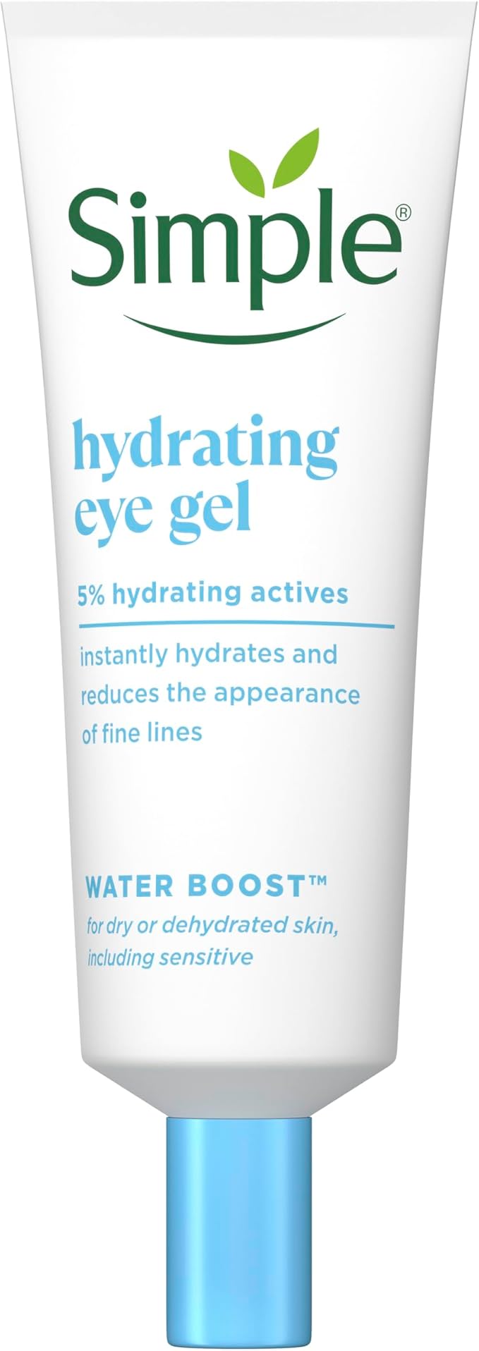 simple جل العين المرطب من سيمبل ووتر بوست خالي من القسوة ونباتي لترطيب عميق وطويل الأمد للعيون المتعبة والمجهدة من الشاشات 25 مل - Image 1