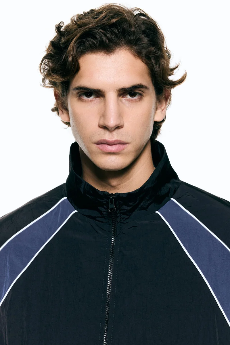H&M  Colour-blocked track jacket for Men | Best Price UAE