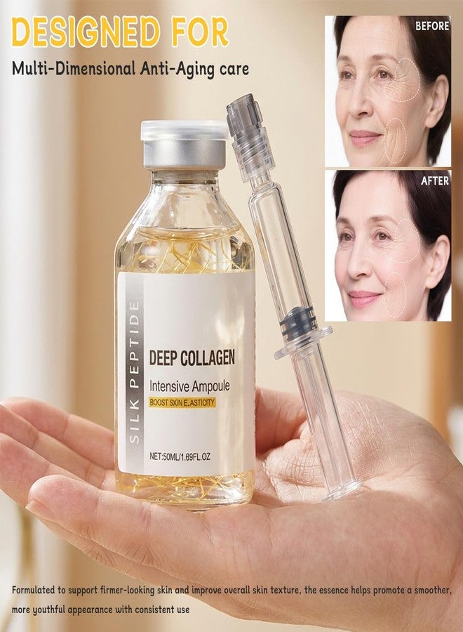 أيويجاي أمبولة سيلك ببتيد المكثفة لشد البشرة - سيروم مرطب ومنعم بخلاصة الحرير، خلاصة خفيفة الوزن للعناية اليومية بالبشرة - Image 5