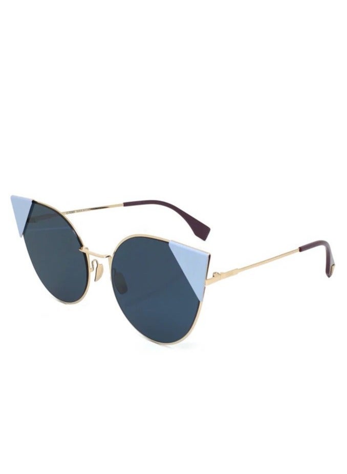 Fendi Full Rim Cat Eye Women Sunglass - FF 0190/S 000A9 - Lens Size: 57 mm - Multicolor Frame - Image 1