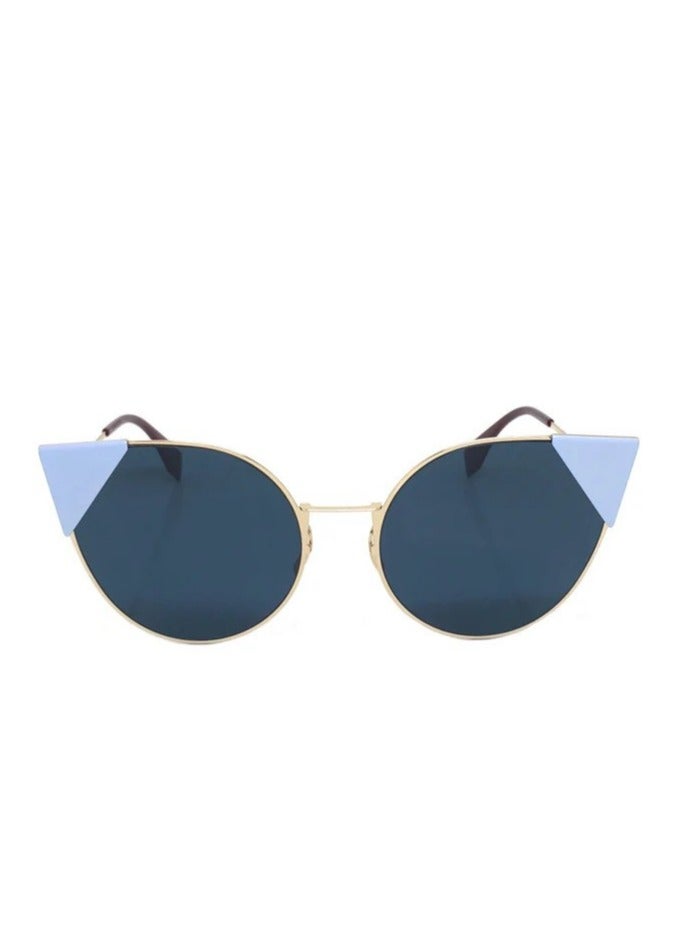 Fendi Full Rim Cat Eye Women Sunglass - FF 0190/S 000A9 - Lens Size: 57 mm - Multicolor Frame - Image 2