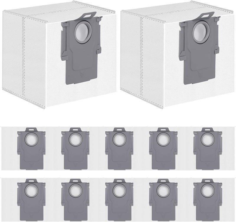 Spofan 16 Packs Dust Bags for Roborock S8 Pro Ultra, S8+, S7 Max/MaxV Ultra, Q5+, Q5 Max+/Pro+, Q5 DuoRoller+, Q7+, Q7 Max+, Q8 Max+ Robot Vacuum, 3.6 L Large Capacity Disposable Replacement Bag - Image 1