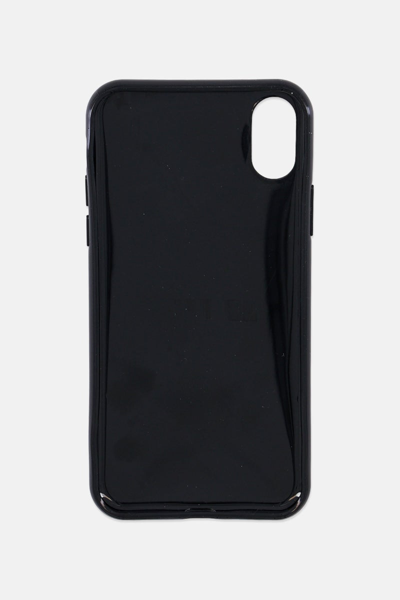 Karl Lagerfeld Brand Logo iPhone X/XS Hard Case, Black - Image 3