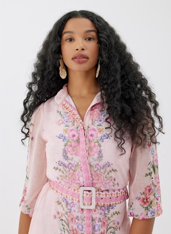 Raishma Pink Rose Dress - Image 2