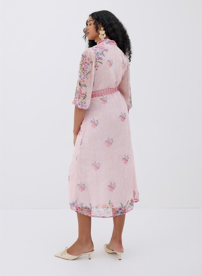 Raishma Pink Rose Dress - Image 3