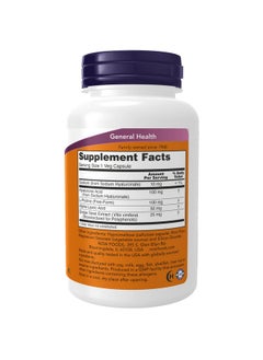 now Supplements Hyaluronic Acid 100 Mg Double Strength With L Proline Alpha Lipoic Acid And Grape Seed Extract 120 Veg Capsules  - Image 3